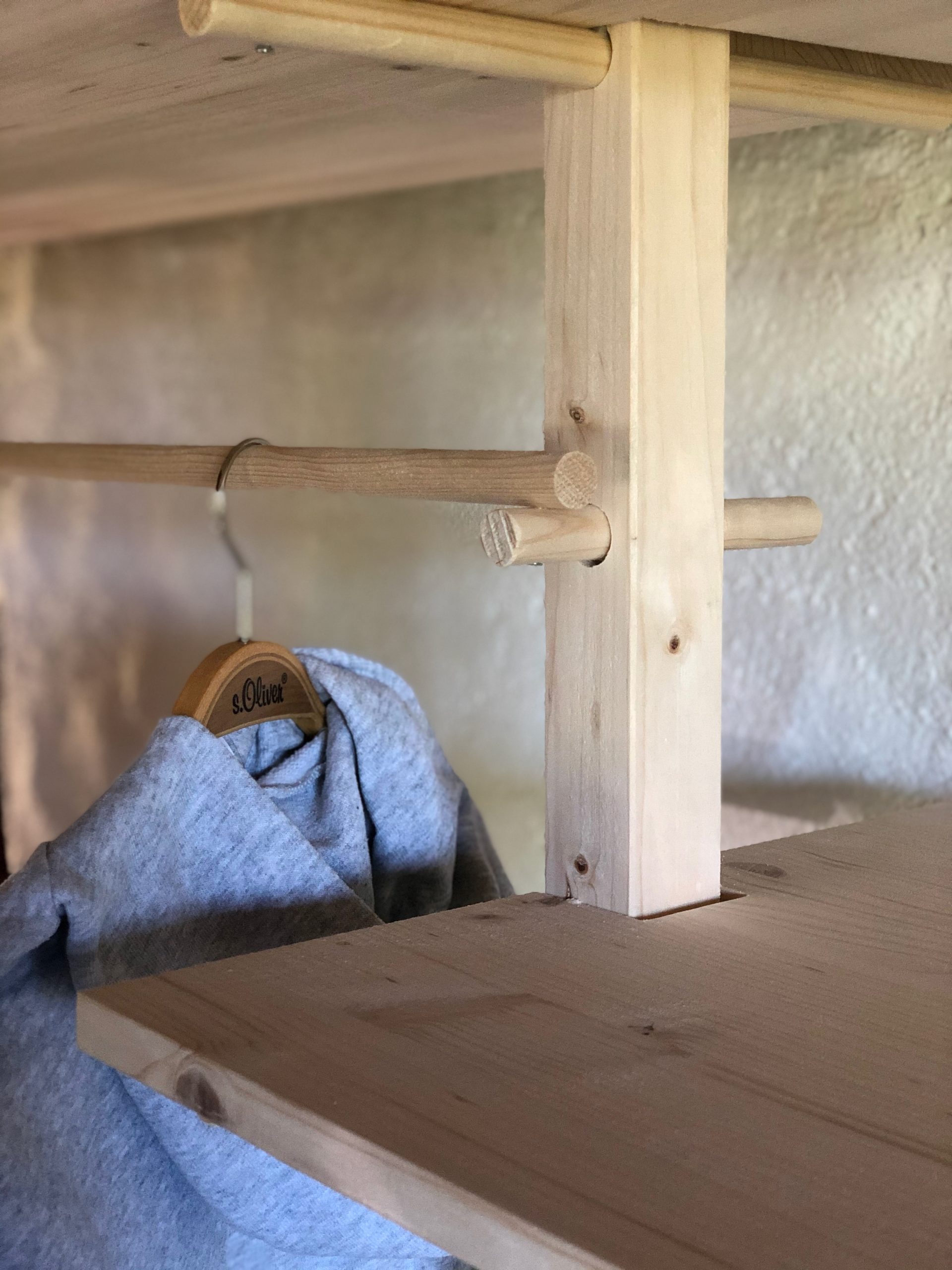 Garderobe Detailaufnahme