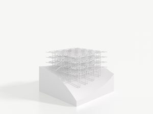 Strukturmodell Gipsmodell Render